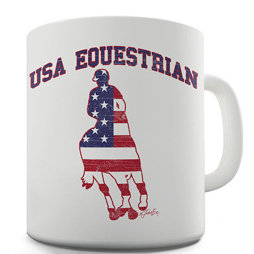 USA Equestrian Novelty Mug