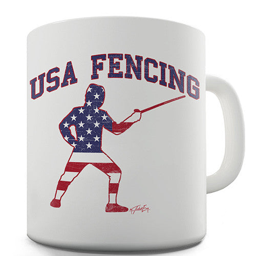 USA Fencing Novelty Mug