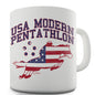 USA Modern Pentathlon Novelty Mug