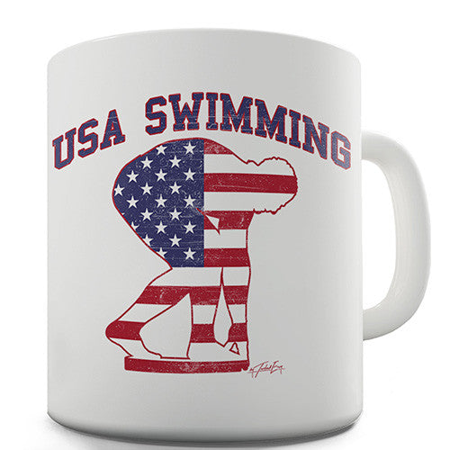 USA Swimming Novelty Mug