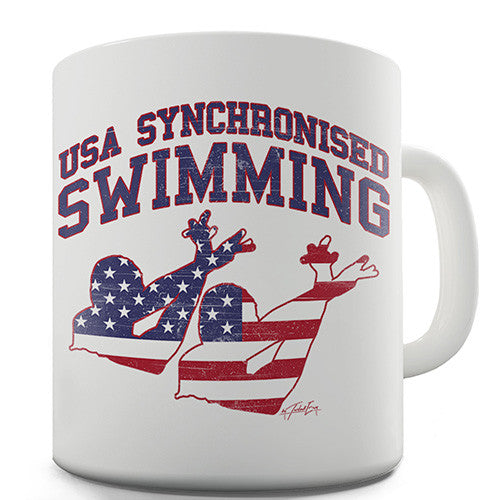 USA Synchronised Swimming Novelty Mug