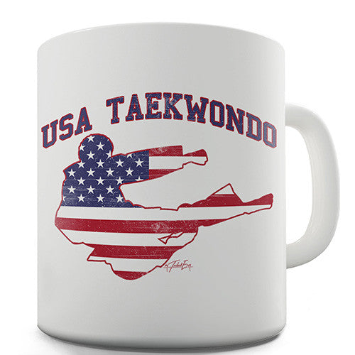 USA Taekwondo Novelty Mug