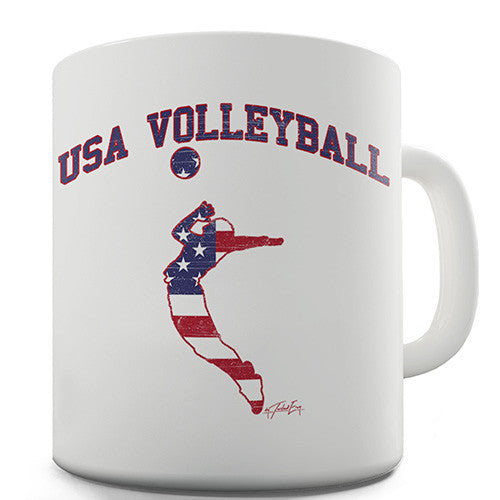 USA Volleyball Novelty Mug