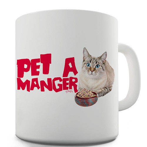 Pet A Manger Cat Novelty Mug