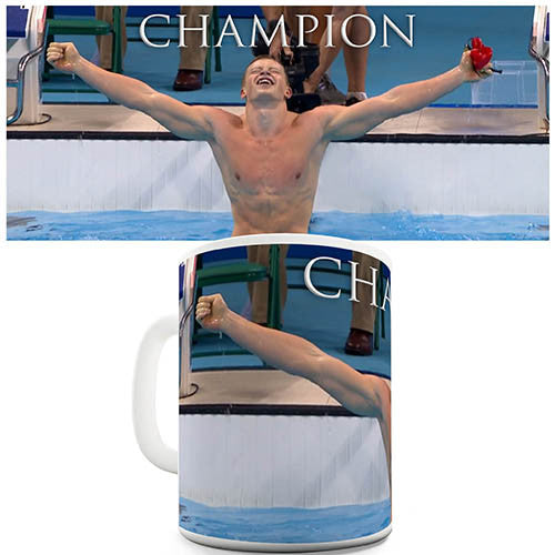 Adam Peaty Champion Novelty Mug