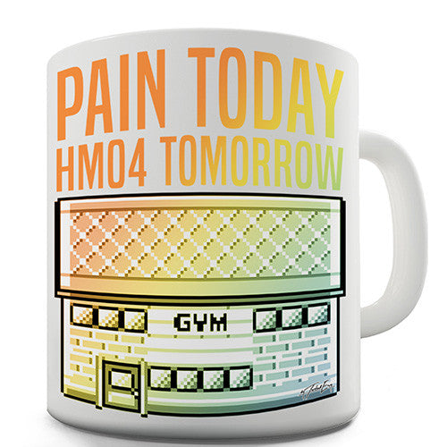 Pain Today Strength Tomorrow Novelty Mug