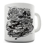 Hot Rod Cars Novelty Mug