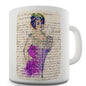 Book Print Edwardian Lady Novelty Mug