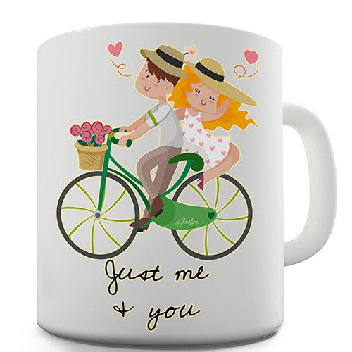 Bicycle Just Me and You Novelty Mug