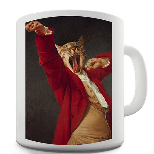 Joseph Decreux Cat Face Yawning Novelty Mug
