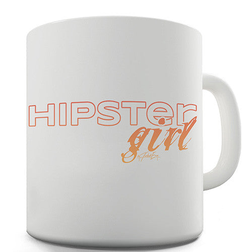 Hipster Girl Novelty Mug