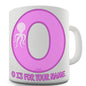 Your Name Letter O Personalised Mug