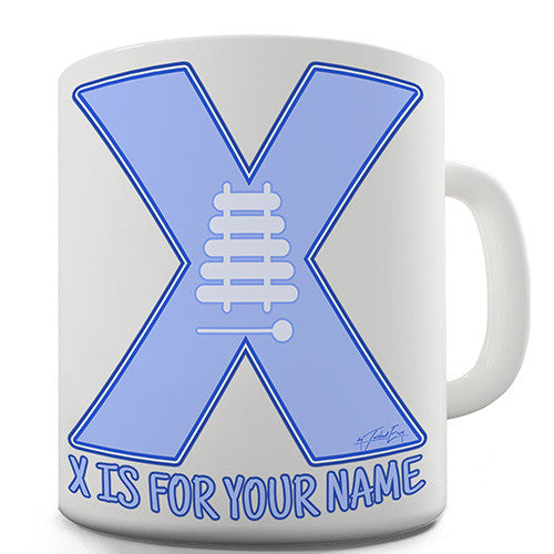 Your Name Letter X Personalised Mug