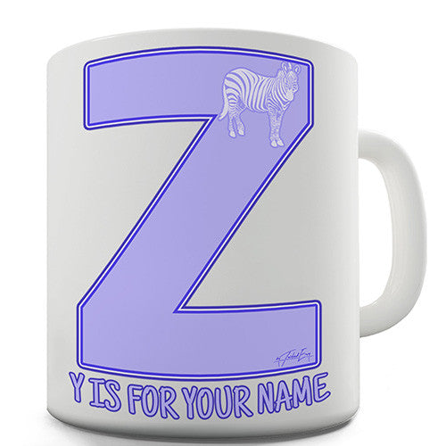 Your Name Letter Z Personalised Mug
