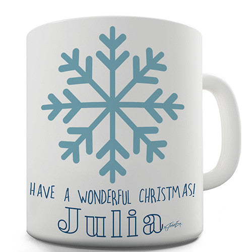 Have A Wonderful Christmas Personalised Mug