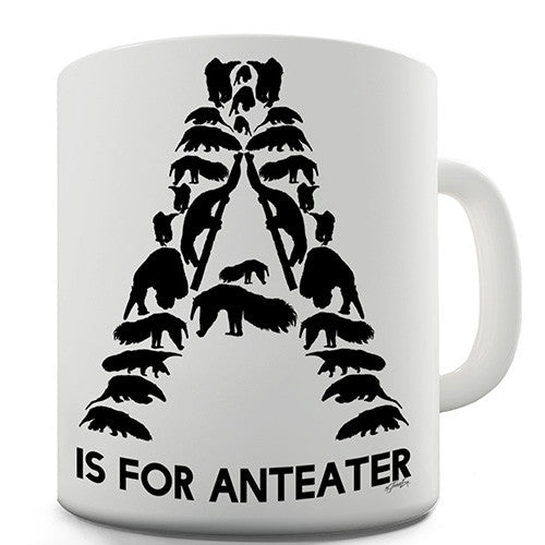 A Is For Anteater Novelty Mug