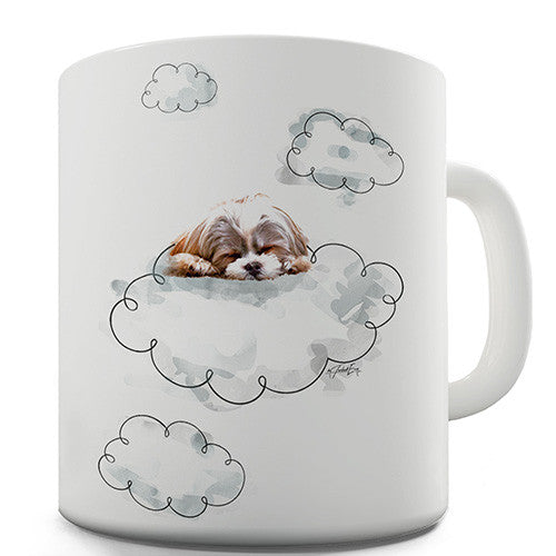 Doodle Dog Cloud Novelty Mug