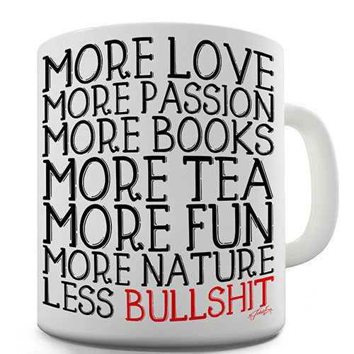 More Love More Passion Novelty Mug