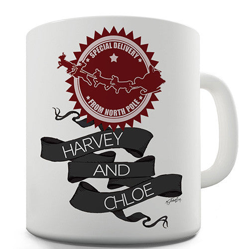 North Pole Delivery Personalised Mug