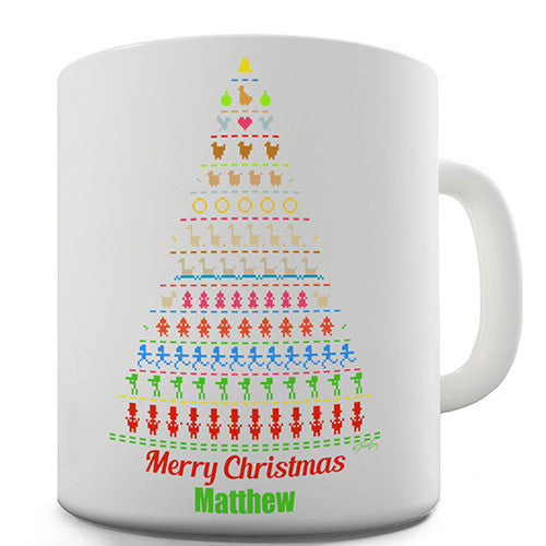 Twelve Days Of Christmas Personalised Mug