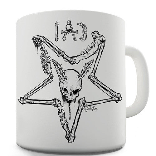 Skulls Pentagram Novelty Mug