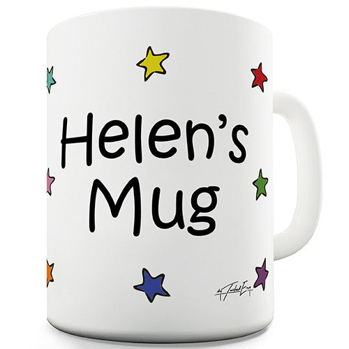 Colourful Stars Personalised Mug