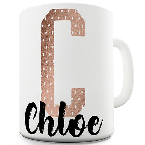 Name And Monogram C Personalised Mug