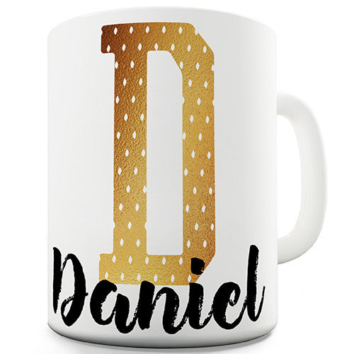 Name And Monogram D Personalised Mug