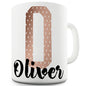 Name And Monogram O Personalised Mug