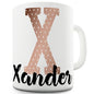 Name And Monogram X Personalised Mug