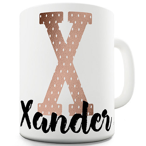 Name And Monogram X Personalised Mug