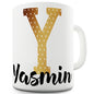 Name And Monogram Y Personalised Mug