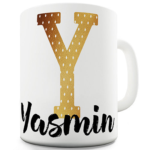 Name And Monogram Y Personalised Mug