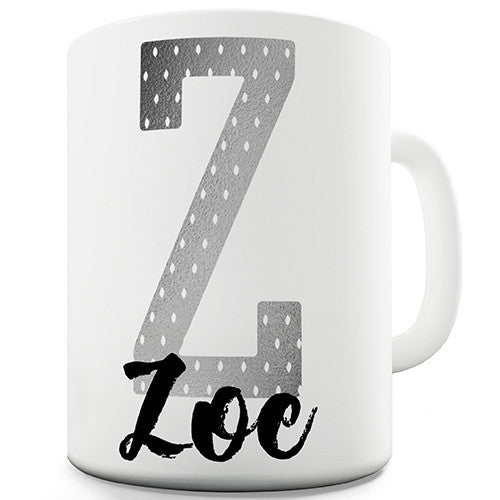 Name And Monogram Z Personalised Mug