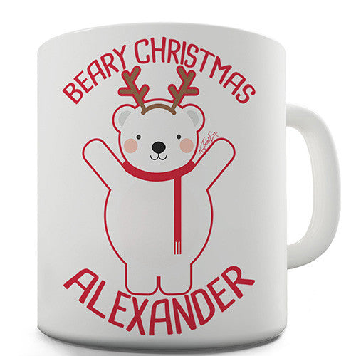 Beary Christmas Personalised Mug