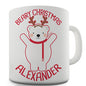 Beary Christmas Personalised Mug