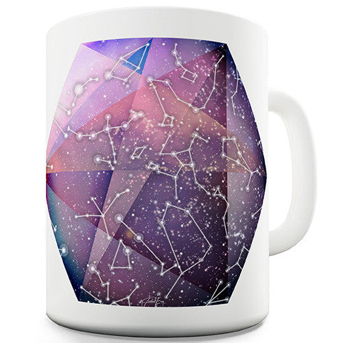 Constellation Hexagon Stars Novelty Mug
