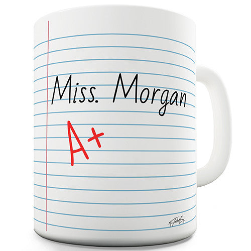 Teacher Literature A Grade Personalised Mug