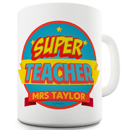 Super Teacher Personalised Mug