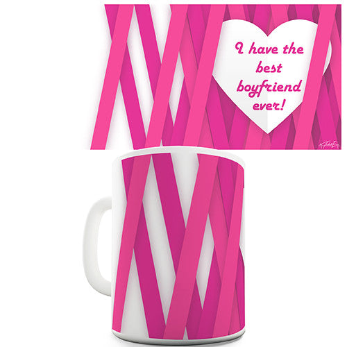 Valentines Best Boyfriend Ever Novelty Mug