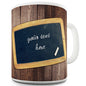 Black Board Add Your Text Personalised Mug