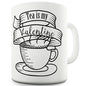 Tea Is My Valentine Novelty Mug