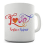 Tie Dye Love Personalised Mug