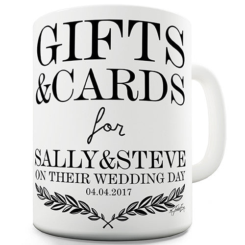Wedding Gifts And Cards Personalised Mug