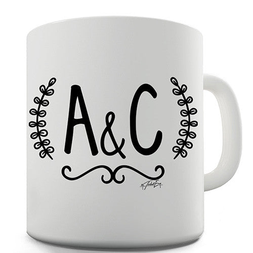 Wedding Initials Personalised Mug