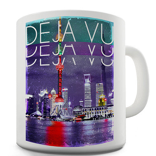 Deja Vu City Novelty Mug