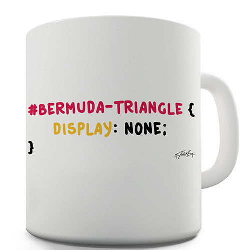 CSS Pun Bermuda Triangle Novelty Mug