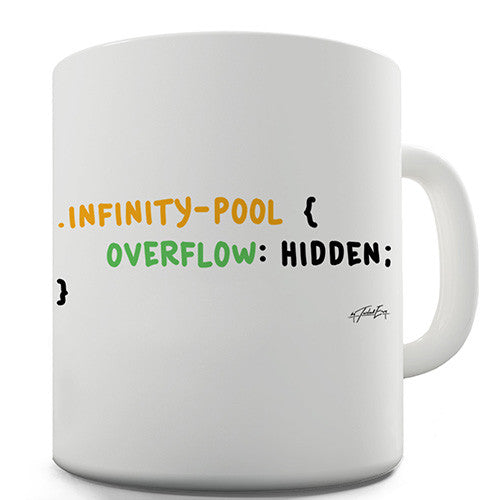 CSS Pun Infinity Pool Novelty Mug