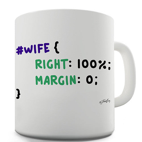 CSS Pun Wife Novelty Mug