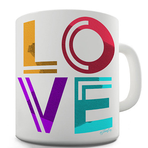 Neon Love Ceramic Mug